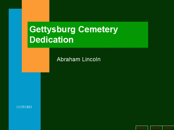Gettysburg Address Powerpoint